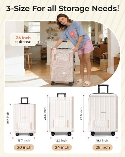 BAGSMART Vacuum Seal Storage Bags for Clothing Travel, 18 Pack Travel Essentials Bundle includes Laundry Bag & Waterproof Shoe Bag & TSA Approved Toiletry Bag, Hand Pump Included - Thumbnail 3