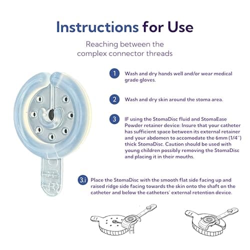 StomaDisc(TM) Retainer Disc for The StomaEase Powder. (20FR) - Thumbnail 4