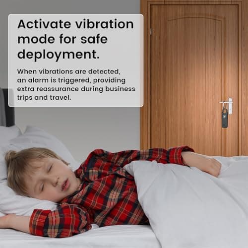 TIPSEAN Personal Safety Alarm - 135dB Ultra Loud Siren with LED Strobe Light, USB-C Rechargeable, Compact Keychain Alarm for Women/Men, Emergency Flashlight & Vibration Alert(Black) - Thumbnail 4