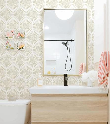 Naphite Geometric Peel and Stick Wallpaper Boho Contact Paper 590in17.3in - Thumbnail 3