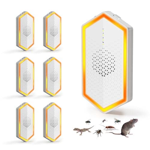 Cozlite 2026 Upgraded 4-Mode Ultrasonic Pest Repeller, Pest Repellent Plug in for Mice, Roaches, Geckos and Spiders, Indoor Ultrasonic Mouse Repellent with Pet-Safe Mode and Foldable Plug, 6-Pack - Image 1