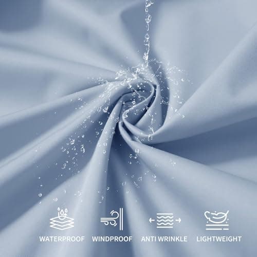 M MAELREG Mens Lightweight Windbreaker Vintage Light Golf Bomber Jacket Spring Fall Outdoor Coats Work Clothes - Thumbnail 6