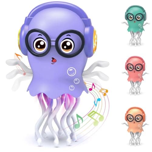 Zonopy Baby Toy Jellydancer, Crawling Jellydancer Tummy Time Toy Kids Fidget Toy for Girls 3-6 Boys 6-12,Magic Dancing Loud Music Crawling Toys for 3 4 5 6 7 8 Year Old Children Birthday Gifts - Image 1