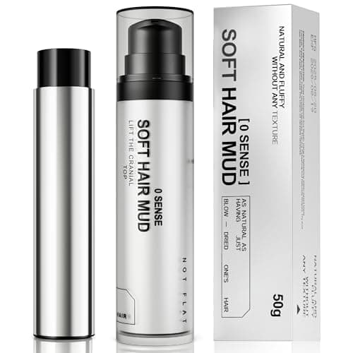 Men's Hair Pomade with Refill - Hair Clay for Men - Matte Finish Styling Paste - Flexible Hold - Non Sticky - Easy Wash - Soft Hair Mud for Daily Styling - Portable Hair Product for All Hairstyles - Image 1