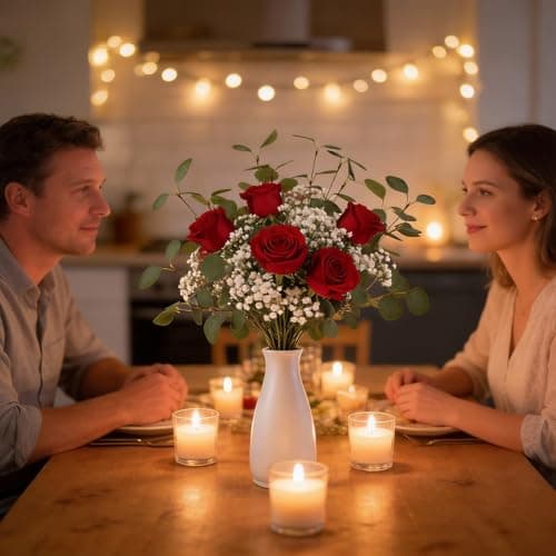 siqifloral 4pcs 23.62" Artificial Flowers Realistic Faux Eucalyptus Greenery Stems Fake Flowers Leaves for Vase, Wedding Home Decor,Mother's Day Table Centerpiece Spring Decoration - Thumbnail 4