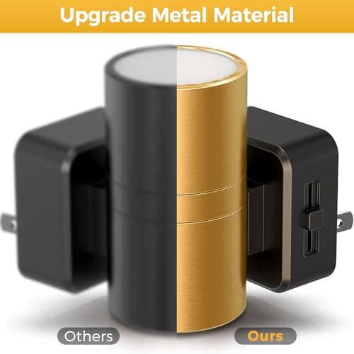 L LOHAS LED Night Light,Dimmable Night Lights Plug into Wall, 2 Pack Automatic Nightlight with Light Sensor, 3000K Soft White 0-100LM Modern Nightlight for Kids Bedroom Hallway - Thumbnail 2