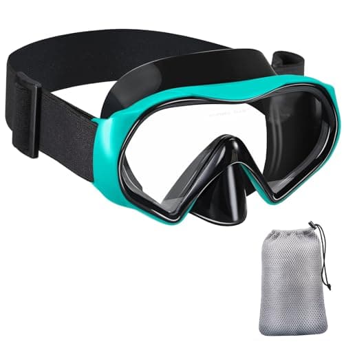 Aegend Diving Mask for Adult Youth, Anti-Fog Anti-UV Wide View Snorkel Mask for Scuba Diving Swimming Snorkeling - Image 1