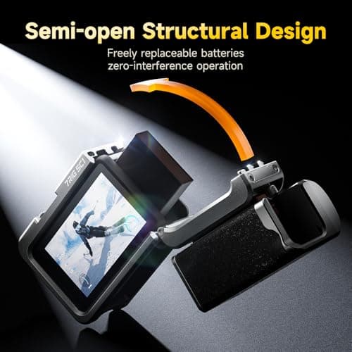 7RYMS 7RIG SC2 Metal Street Grip Kit for DJI Osmo Action 6, with Camera Cage, Handle Grip, Shutter Button, Quick Release, Cold Shoe Mount & 1/4" Thread,Action Camera Accessories for DJI Action 6 - Thumbnail 6