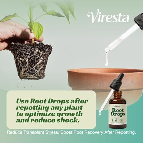 Viresta Prop Drops - Propagation Drops to Promote Healthy Root Growth, Root Drops for Less Shock, Works in Water Soil Leca, for All Indoor Houseplants Like Pothos, Monstera, Philodendron (1Pcs) - Thumbnail 3