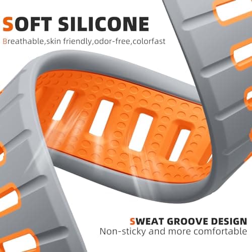 Odbeai Sport Band Compatible with Apple Watch Ultra 2 3/Ultra Band,Compatible with Apple Watch Bands for Men 49mm 46mm 45mm 44mm 42mm,Waterproof Silicone Strap for iWatch Bands All Series SE 11 10 9-1 - Thumbnail 3