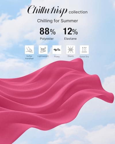 G4Free Athletic Skirts for Women High Rise Pleated Golf Skorts Inner Shorts Summer Casual A Line Skirts with Pockets(Rose Pink,S) - Thumbnail 5