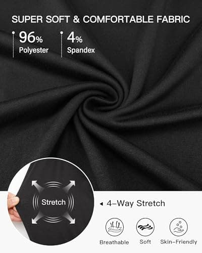 Stelle Womens Crewneck Crop Tops Short Sleeve Basic T Shirts Cute Going Out Baby Tee Black X-Large - Thumbnail 4