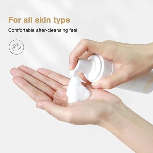 CA CAREL Face Cleanser Amino Acid Foaming Cleanser - Gentle Facial Cleansing Foam for All Skin Types - Thumbnail 6