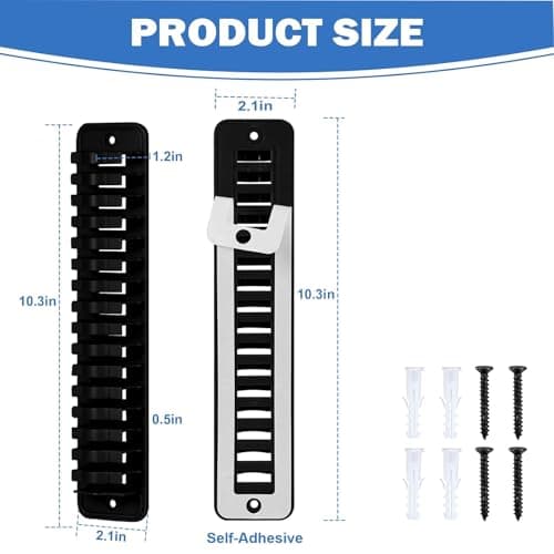 MAGTSMEI Hat Organizer for Baseball Caps, 1 Pack Hat Rack Adhesive Hat Hooks for Wall Hold Up to 16 hats, 10.3 * 2.1 inch Hat Storage Display Hat Hanger Holder for Door Closet, Patent Pending - Thumbnail 2