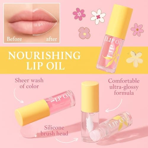 Lip Balm, Scrubs, Plumping Oil 3-in-1 Lips Care Set | Exfoliate, Hydrate & Heal Cracks Effectively Moisturizes Lip Clear Repairs Dry Lips Skincare Gift Kit (PEPPERMINT) - Thumbnail 5