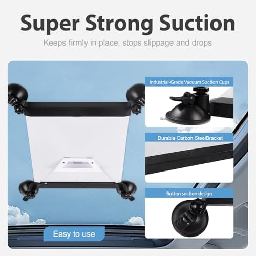 Starlink Mini Suction Cup Mount for Car Sunroofs or Windows – Secure Satellite Mounting Kit with Strong Grip for RVs, Boats and Road Trips – Stable Signal Guaranteed (Style B) - Thumbnail 2