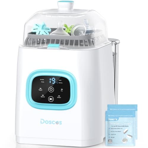 Bottle Washer Pro, All-in-One Baby Bottle Washer and Sterilizer & Dryer with 60 Detergent Tablets, Cleaning Machine for Bottles, Pump Parts & Baby Essentials, Deep Cleaning, Replaces Hand Washing - Image 1