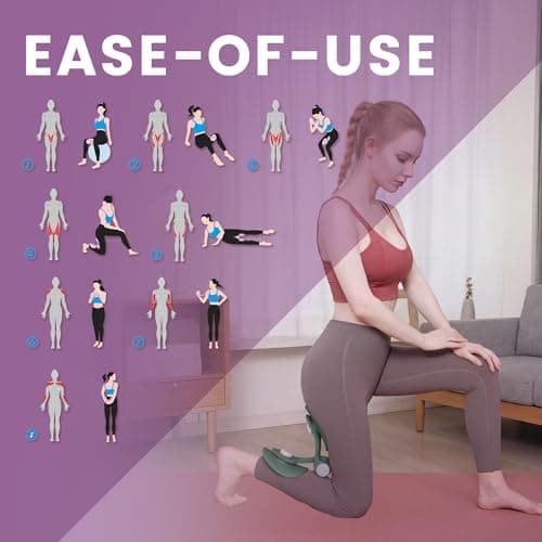 35lb Fixed-Resistance Inner Thigh Exerciser, Balanced Center-of-Gravity Hip & Leg Trainer for Women & Men, Easy-to-Use Lower Body & Pelvic Floor Workout Equipment for Home Gym (Dark Green) - Thumbnail 6