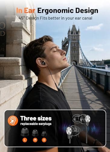 2 PACK USB C Headphones for iPhone 17 16 15, Wired Earbuds USB C with Clear Mic & Noise Reduction, Ear Buds Wired Headphones Type C Earphones for Galaxy S26 Ultra S25 A16, for iphone Android Devices - Thumbnail 2