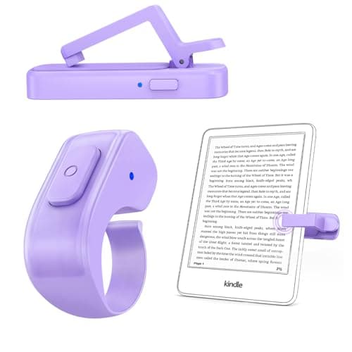 DATAFY [Case-Friendly] Remote Control Page Turner Ring for Kindle Paperwhite Oasis Scribe Kobo eReaders, Camera Camcorder Remote Controls, Page Turner Clicker for ipad iPhone Tablets with Storage Bag - Image 1