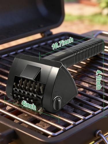 Chunine Electric Grill Brush, Cordless Rechargeable BBQ Cleaner with 4000mAh Battery, 2-Speed, LED Light, 304 Stainless Steel Removable Brush Head, Grill Clean Tool for Outdoor Grill - Thumbnail 6