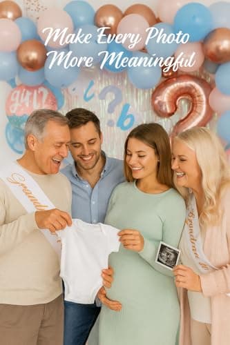 Grandma To Be Sash - White With Gold Letters | Girl Boy Baby Shower Sash Mom Nana Grand Mother Decorations Gender Reveal New Gift Gifts Grandmother Grandparents Favor Maternity mama Decoration - Thumbnail 6