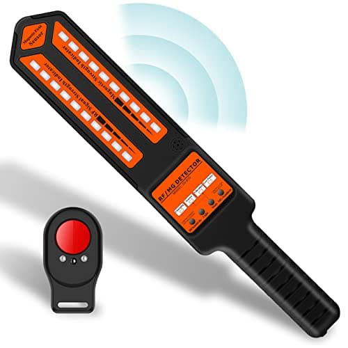 KEULGOUL Hidden Camera Detector, RF Signal Detector, Camera Lens Finder and Magnetic Tracker Detector, Portable Privacy Scanner for Hotel Room, Car, Office, Home and Travel