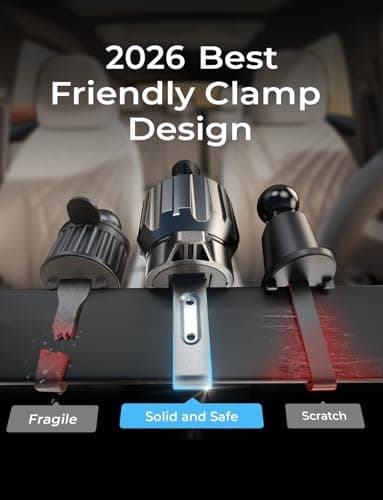 LISEN for iPhone 17 Car Phone Holder Mount, 2-in-1 Suction Cup Phone Mount for Car Dashboard Windshield and Air Vent Cell Phone Holder, Truck Phone Holder for iPhone 16 Pro Max Air 15 14 13 Plus Mini - Thumbnail 6