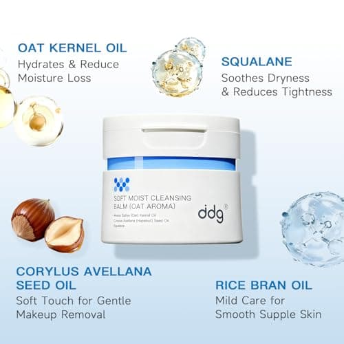 ddg Soft Moist Cleansing Balm,Makeup Remover Balm for Sensitive Skin,Eye Makeup Remover & Facial Cleanser for Waterproof Makeup Removal,Oil Based Balm,Nourishing & Hydrating,3.38 fl oz/100ml - Thumbnail 6