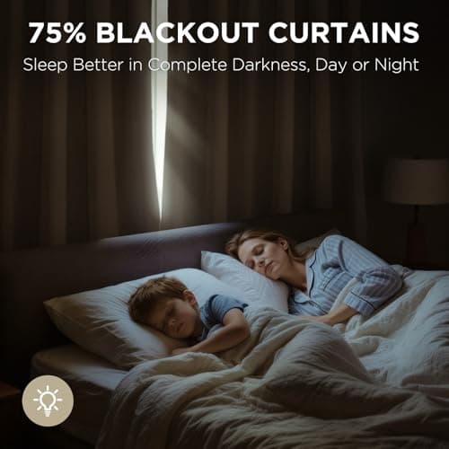 Joydeco Toffee Brown Velvet Curtains 96 Inches 2 Panels, Luxury Thermal Insulated Soft Brown Curtains for Bedroom & Living Room, Room Darkening Velvet Drapes, Rod Pocket (52W x 96L) - Thumbnail 5
