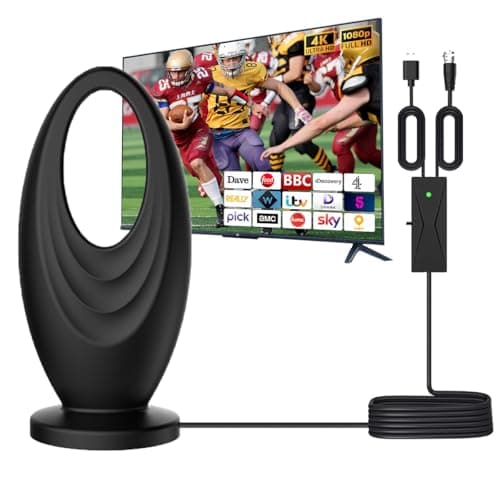 2025 TV Antenna Indoor/Outdoor VHF UHF Digital Antenna for Smart TV,Waterproof 2000 Miles for Local Channels with Amplifier 360° Receiving Support 4K 1080p HDTVs-16ft Long Cable - Image 1