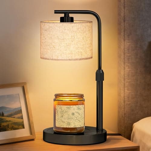 Candle Warmer Lamp with Timer Dimmer, Height Adjustable Electric Candle Lamp Warmer with 2 Bulbs, Birthday Gifts for Women Mom, Gift for Home Decor - Image 1