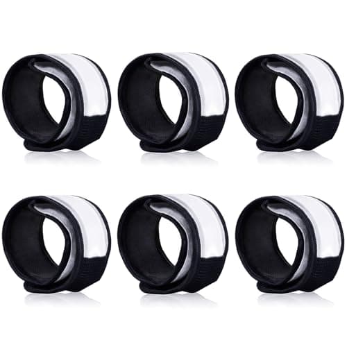 esonstyle 6 PCS LED Slap Bracelets, White LED Light Up Bracelets for Kids, LED Wristbands for Kids Walking, Running, Concerts, Camping - Image 1