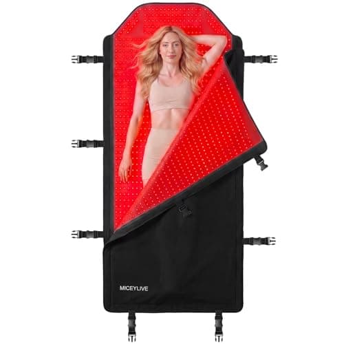 Red Light Therapy Mat Full Body,72"x33" Dual Wavelength Red Light Therapy Bed with 2625 LEDs for Full Body Muscle Pain Relief & Improve Sleep,Detachable Red Light Blanket for Home Use - Image 1