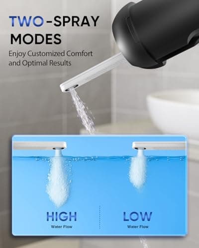 Finpola Portable Bidet for Travel - Electric Travel Bidet with 180° Adjustable Nozzle, 2 Spray Modes & IPX7 Waterproof | Rechargeable Personal Hygiene Solution for On-The-Go Adults - Thumbnail 4