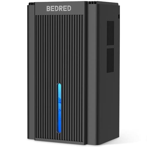 Dehumidifier, 95OZ Dehumidifier for Home 1000 Sq.Ft - Quiet with Auto Shut Off & Relaxing 7 Color Ambient Light,Ideal for Livingroom, Bedroom, Basement(Black) - Image 1