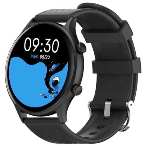 Smart Watches for Women,Fitness Smart Watch (Answer/Make Call), 1.4"Screen Waterproof Smart Watches with 123 Sports Modes/Heart Rate Monitor/Sleep Tracker, Watches for Women for Android iOS Black - Image 1