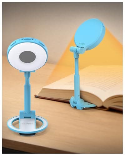 EastPin Rechargeable Book Reading Light: 18 LED Clip on Book Light for Kids in Bed & Night | Eye Caring 3 Colors & Stepless Dimming | Timer Memory Booklamp - Gifts for Book Lovers Teen Girls Boys - Image 1