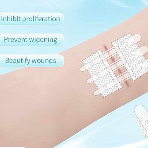 Wound Closure Strips Zip Stitch Sutures Butterfly Bandaids Emergency Laceration Closure Kit for Lacerations Incisions Cuts(6X8CM) - Thumbnail 2