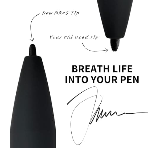 [20-Pack] King Write MR05 | SY05 Stylus Replacement Tips – Compatible with Kindle Scribe Premium Pen, Remarkable Marker Pen | Precise & Smooth Writing Nibs, Easy to Install - Thumbnail 6