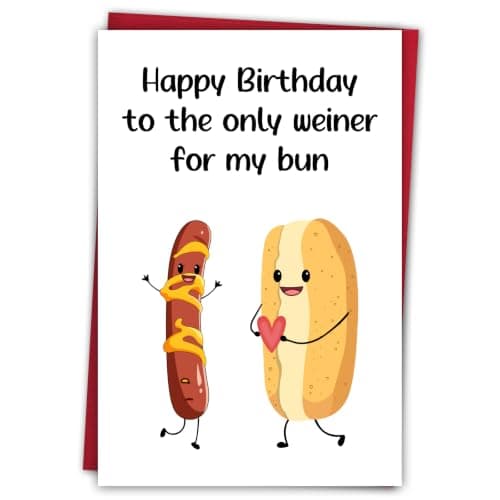 Birthday Cards for Men Husband Boyfriend, Funny Birthday Gifts for Men Who Have Everything, Romantic Couples Gifts for Boyfriend Husband Mens Gift Ideas, Greeting Cards, Unique Gift for Him