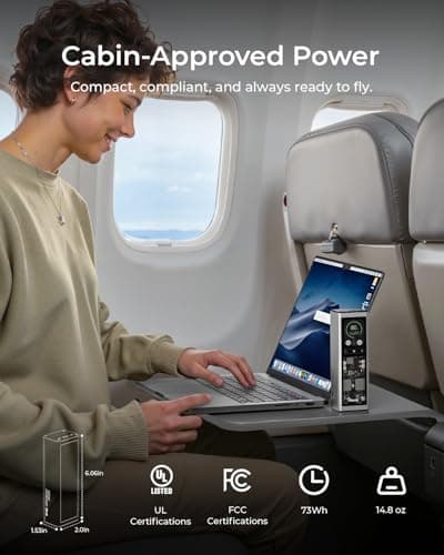 TALIX 140W Power Bank, 20000mAh Laptop Power Bank, PD 3.1 Fast Charging Portable Charger with 3 Ports, Digital Display, Battery Pack for MacBook, Lenovo, Dell, iPhone, Samsung, TSA Approved - Thumbnail 3