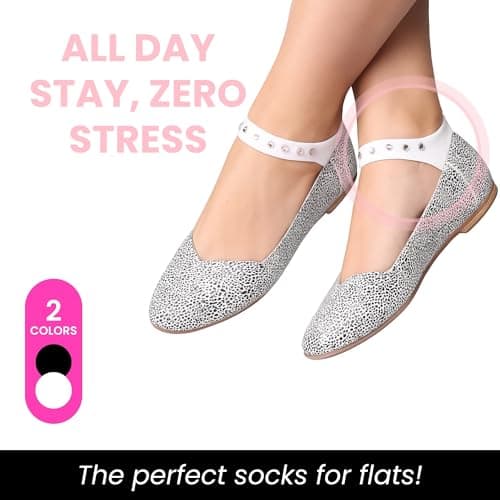 Hidey Style Premium White Austrian Crystal White Socks for Women (1 Pair), Stylish Anklet for Women - Breathable Women’s Socks - Thumbnail 4