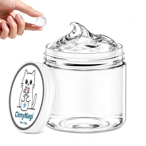 4.24 OZ Exhibit Gel for Museum, Removable Clear Museum Paste Putty, Reusable & No Residue Museum Paste Wax for Antiques, Glass, Ceramic, Action Figures, Protect Valuables