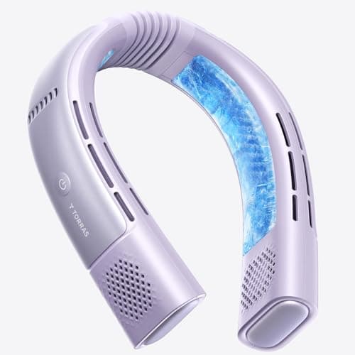 TORRAS Coolify 2026 Neck Air Conditioner 2S PRO, Ice-Feel Semiconductor Cooling Neck Cooler & Personal Air Conditioner for Golf, City Walk, Vacation Travel & Music Festival, Premium Gift, Purple - Image 1