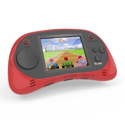 Handheld Games for Kids -16 Bit Retro Video Game with 220 HD Electronic Games - 2.5'' IPS Portable Travel Game Gifts for Boys Girls Ages 4-12