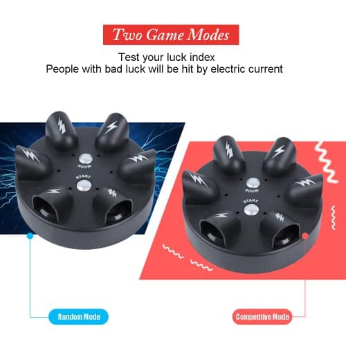 YEIBOBO ! Shock Roulette Party Game, Electric Game of Chance, Interesting Party Game Toy, Finger Shock Game Party Favor Gift for 2-6 Palyers - Thumbnail 4