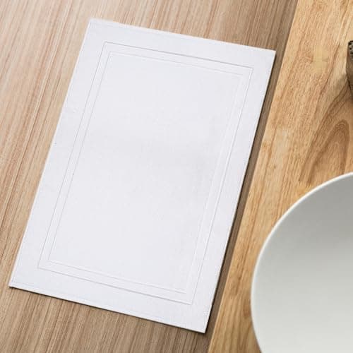 Infinitee Xclusives Premium Cotton Bath Mats for Bathroom – Pack of 2 | 34x22 Inches | Ultra Soft, Super Absorbent, Non-Slip, Machine Washable Mats (White) [Not a Rug] - Thumbnail 4