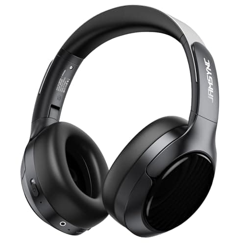 Hybrid Active Noise Cancelling Headphones, Bluetooth 6.0 Over Ear Headphones, 120H Battery Fast Charging, Hi-Res Audio, Transparency Mode, Deep Bass, Memory Foam Comfort Fit for Travel Office Home - Image 1