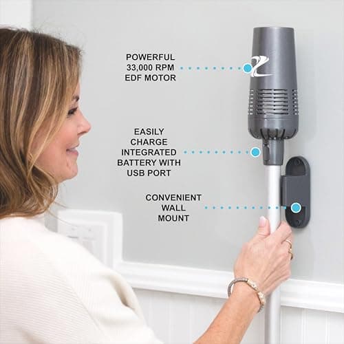 ZoomBroom Lightweight Air Broom with Ergonomic Handle – Powerful, Controlled Airflow for Easy Debris Removal at Home, Patios, Pickleball Courts, RVs, and All Outdoor and Indoor Activities - Thumbnail 6